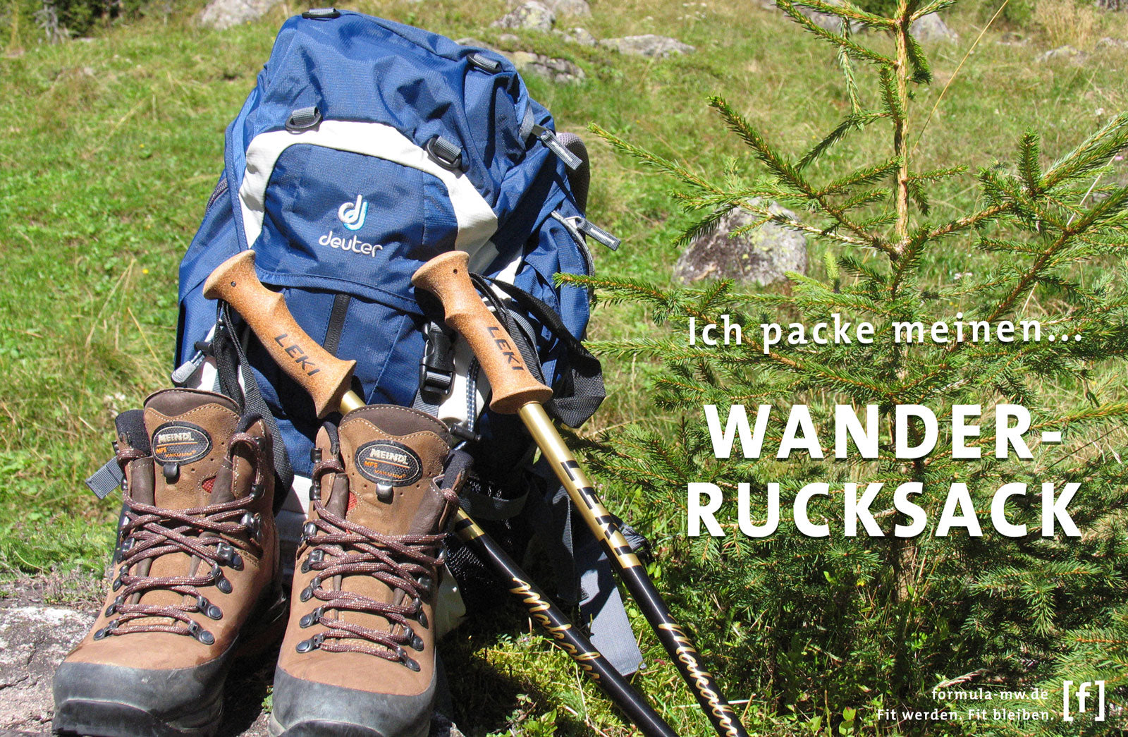 Ich packe meinen Wanderrucksack