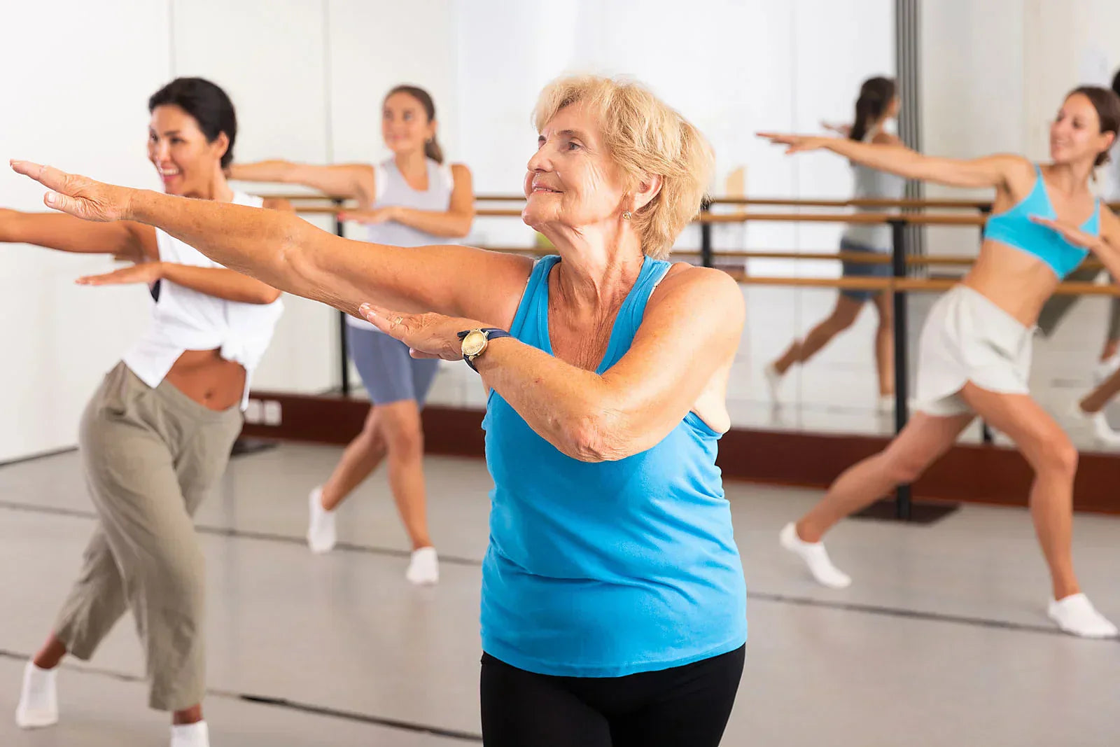 Gesundheit, die in Bewegung bleibt