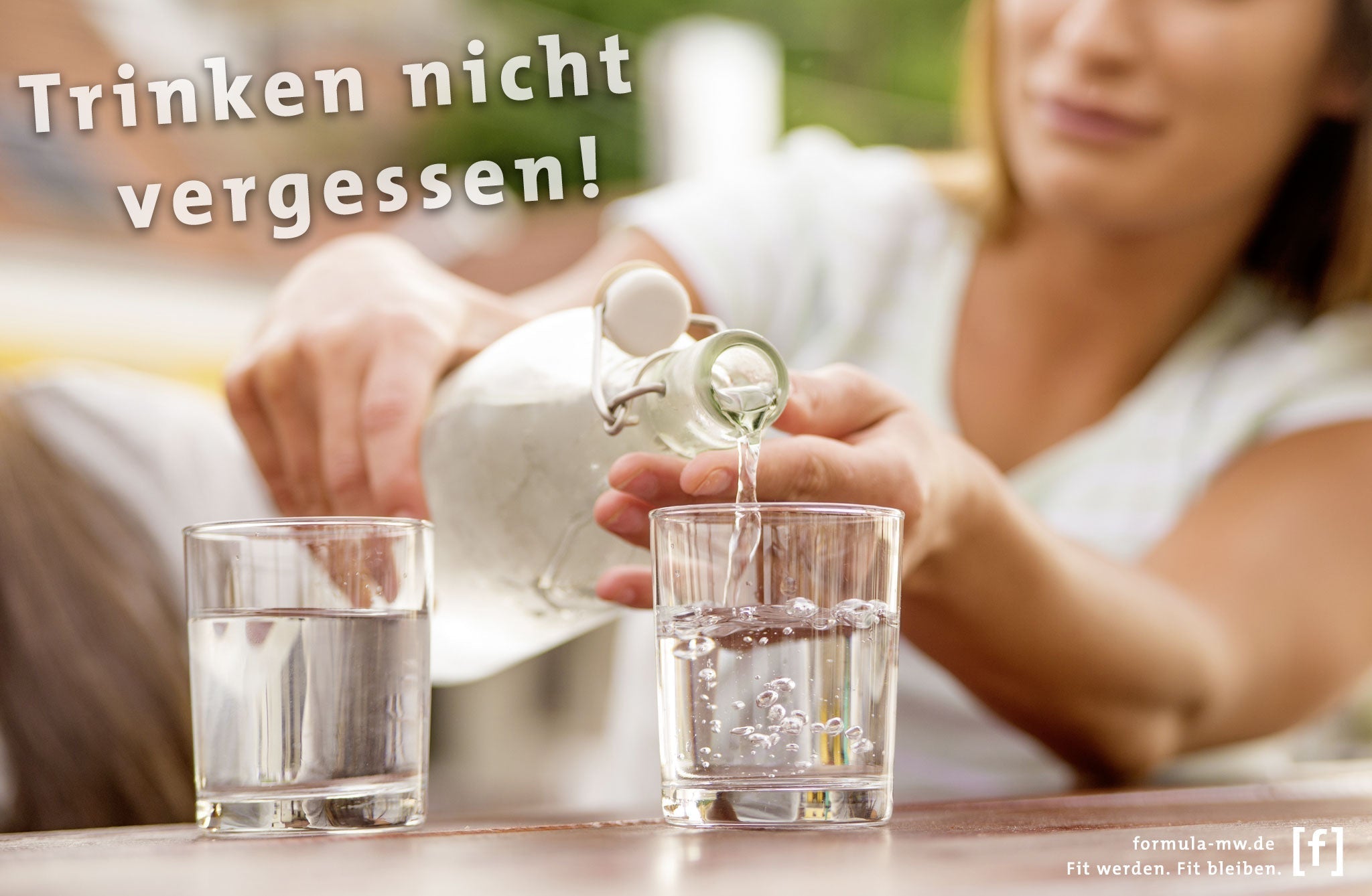 Wer Durst hat, trinkt zu spät